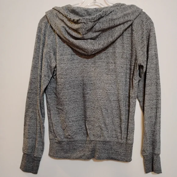 Nike Kids Gray Zip-Up Natural Soft Cotton & Polyester Hoodie S - Picture 2 of 9